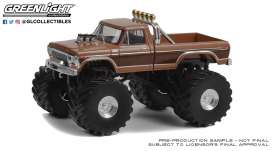 Ford  - F-350 Monster Truck 1978 brown - 1:43 - GreenLight - 88051 - gl88051 | Toms Modelautos