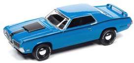 Mercury  - Cougar Eliminator 1970 blue - 1:64 - Johnny Lightning - SP186A - JLSP186A | Toms Modelautos