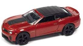 Chevrolet  - Camaro ZL1 Convertible 2013 orange/black - 1:64 - Johnny Lightning - SP227A - JLSP227A | Toms Modelautos