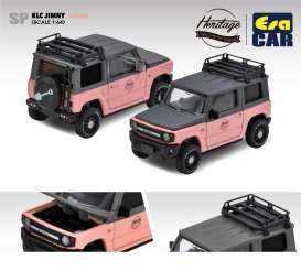 Suzuki  - KLC Jimny 2022 pink/grey - 1:64 - Era - SU21JSSP65 - EraSU21JSSP65 | Toms Modelautos