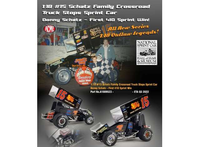 Donny Schatz - Outlaw Legends, Schatz family Crossroad Truck Sprint Car #15