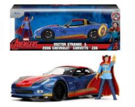 Chevrolet  - Corvette blue/red - 1:24 - Jada Toys - 32115 - jada253225024 | Toms Modelautos