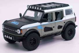 Ford  - Bronco 2021 glossy grey/black - 1:24 - Jada Toys - 33299 - jada33299 | Toms Modelautos