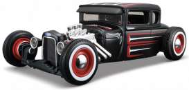 Ford  - Model A 1929 black/red/white - 1:24 - Maisto - 39354 - mai39354 | Toms Modelautos