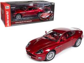 Aston Martin  - V12 Vanquish S 2005 red - 1:18 - Auto World - AW301 - AW301 | Toms Modelautos