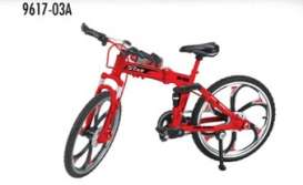 Bicycles - Mountain Bikes  - 2022 red - 1:10 - Golden Wheel - 9617-03A - GW9617-03A-red | Toms Modelautos