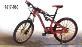 Bicycles - Mountain Bikes  - 2022 red/black - 1:10 - Golden Wheel - 9617-06C - GW9617-06C-red | Toms Modelautos