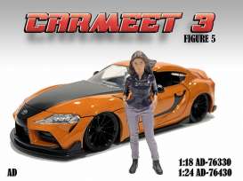 Figures  - Car Meet III Figure V 2022  - 1:24 - American Diorama - 76430 - AD76430 | Toms Modelautos