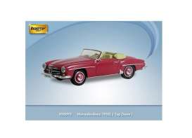 Mercedes Benz  - 190SL top down red - 1:87 - Ricko - 38093 - ric38093 | Toms Modelautos
