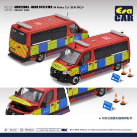 Mercedes Benz  - Sprinter red/yellow/blue - 1:64 - Era - MB22SPR5201 - EraMB22SPR5201 | Toms Modelautos