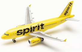 Airbus  - A319 Spirit yellow/black - 1:500 - Herpa Wings - H535809 - herpa535809 | Toms Modelautos