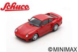 Porsche  - 959 red - 1:43 - Schuco - S03928 - schuco03928 | Toms Modelautos