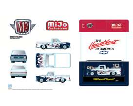 Chevrolet  - Silverado 1980 white/flames - 1:64 - M2 Machines - 31500MJS59 - M2-31500MJS59 | Toms Modelautos