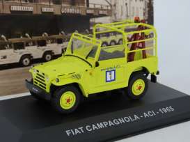 Fiat  - Campagnola 1965 yellow - 1:43 - Magazine Models - PUBaci - magPUBaci | Toms Modelautos