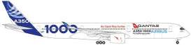 Airbus  - A350-1000 white/blue - 1:500 - Herpa Wings - H536684 - herpa536684 | Toms Modelautos