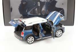 Mini  - Cooper S Countryman blue/white - 1:18 - Kyosho - kyoMinib | Toms Modelautos