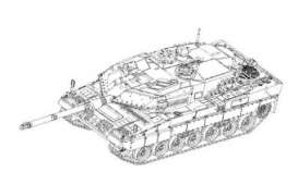 Military Vehicles  - 2A6 MBT  - 1:72 - Trumpeter - TRU-07191 - tr07191 | Toms Modelautos