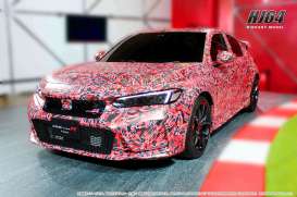 Honda  - Civic pink camouflage - 1:64 - Hobby Japan - HJ641063CM - HJ641063CM | Toms Modelautos