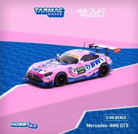 Mercedes Benz  - AMG GT3 pink/blue - 1:43 - Tarmac - T43-023-21DTM08 - TC-T43-023-21DTM08 | Tom's Modelauto's