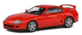 Toyota  - Supra 2001 red - 1:43 - Solido - 4314003 - soli4314003 | Toms Modelautos