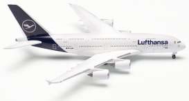 Airbus  - A380-800 white/black - 1:500 - Herpa Wings - H533072-001 - herpa533072-001 | Toms Modelautos