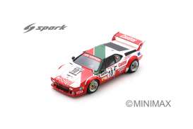 BMW  - M1 1984 red/white/green - 1:43 - Spark - s6408 - spas6408 | Toms Modelautos