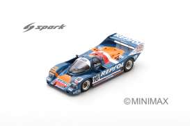 Porsche  - 962 C 1991 blue/red/orange - 1:43 - Spark - S9886 - spas9886 | Toms Modelautos