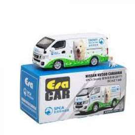 Nissan  - NV350 Van white/green/blue - 1:64 - Era - NS22NVSP135 - EraNS22NVSP135 | Toms Modelautos