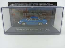 Renault  - Dinalpin Berlinette A-110 1972 blue - 1:43 - Magazine Models - Dinalpin - magMexDinalpin | Toms Modelautos