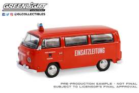 Volkswagen  - Type 2 1978 red - 1:64 - GreenLight - 36100C - gl36100C | Toms Modelautos