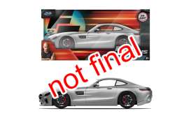 Mercedes Benz  - AMG GT-S grey/black - 1:24 - Jada Toys - 253203093 - jada253203093 | Toms Modelautos