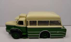 Berliet  - GLM10 beige/green - 1:43 - Magazine Models - BER03 - magBER03 | Toms Modelautos