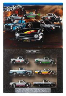 Assortment/ Mix  - Zamac pick-ups 2024 various - 1:64 - Hotwheels - HRX57 - hwmvHRX57 | Toms Modelautos