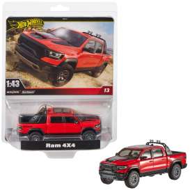 Ram  - 4x4 pick-up 2023 red - 1:43 - Hotwheels - HWT07 - hwmvHWT07 | Toms Modelautos