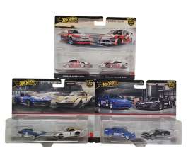 Assortment/ Mix  - Premium 2-packs various - 1:64 - Hotwheels - HBL96 - hwmvHBL96-979N | Tom's Modelauto's