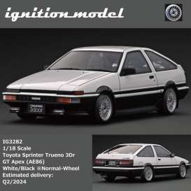 Toyota  - Sprinter Trueno white/black - 1:18 - Ignition - IG3282 - IG3282 | Toms Modelautos