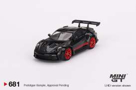 Porsche  - 911 (992) GT3 RS black/red - 1:64 - Mini GT - 00681-R - MGT00681rhd | Toms Modelautos