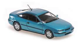 Opel  - Calibra 1989 turquoise metallic - 1:43 - Maxichamps - 940045722 - mc940045722 | Toms Modelautos