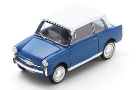 Autobianchi  - Bianchina Berlina Coupe 1962 blue/white - 1:43 - Schuco - 09338 - schuco09338 | Toms Modelautos