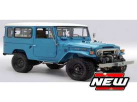 Toyota  - Land Cruiser FJ40 1960 blue/white - Maisto - 21001-22899B - mai21001-22899B | Toms Modelautos