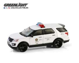 Ford  - Police Interceptor 2017 white - 1:64 - GreenLight - 30518 - gl30518 | Toms Modelautos