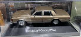 Chevrolet  - Caprice 1981 gold - 1:43 - Magazine Models - magMexCapr. | Toms Modelautos