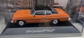 Chevrolet  - Nova 1974 orange/black - 1:43 - Magazine Models - magMexNova | Toms Modelautos