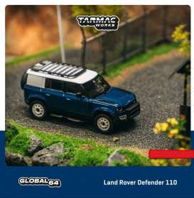 Land Rover  - Defender 110 blue - 1:64 - Tarmac - T64G-020-BL - TC-T64G-020-BL | Toms Modelautos