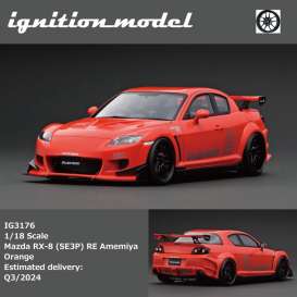 Mazda  - RX-8 orange - 1:18 - Ignition - IG3176 - IG3176 | Toms Modelautos