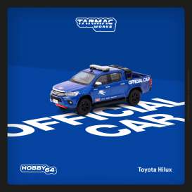 Toyota  - Hilux blue - 1:64 - Tarmac - T64-041-Fuji - TC-T64-041-Fuji | Toms Modelautos
