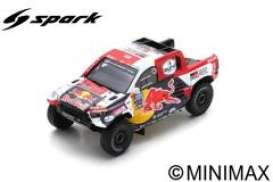 Toyota  - Hilux 2023 red/blue/white - 1:43 - Spark - S5871 - spaS5871 | Toms Modelautos