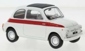 Fiat  - 500 1960 white/red - 1:24 - Whitebox - 124182 - WB124182 | Toms Modelautos