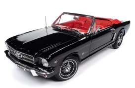 Ford  - Mustang 1964 black - 1:18 - Auto World - AMM1312 - AMM1312 | Toms Modelautos