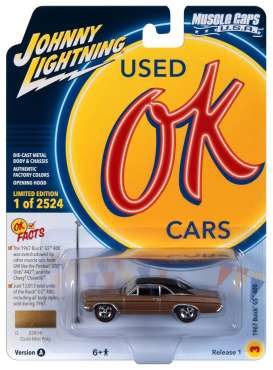 Buick  - GS 400 1967 gold/black - 1:64 - Johnny Lightning - SP337A - JLSP337A | Toms Modelautos